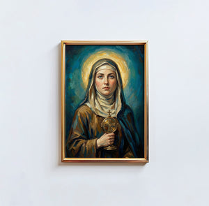 St. Clare Of Assisi - Digital Print | High Resolution | Instant Access | Easy Download