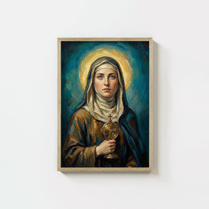 St. Clare Of Assisi - Digital Print | High Resolution | Instant Access | Easy Download