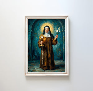 St. Clare Of Assisi - Digital Print | High Resolution | Instant Access | Easy Download