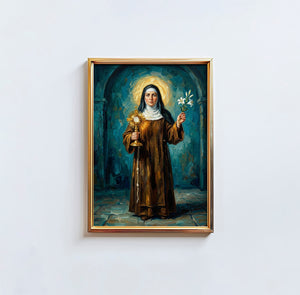 St. Clare Of Assisi - Digital Print | High Resolution | Instant Access | Easy Download