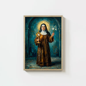 St. Clare Of Assisi - Digital Print | High Resolution | Instant Access | Easy Download