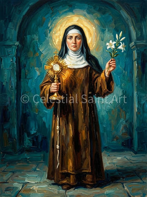 St. Clare Of Assisi - Digital Print | High Resolution | Instant Access | Easy Download