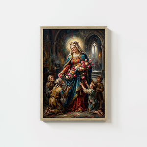 St. Elizabeth Of Hungary - Digital Print | High Resolution | Instant Access | Easy Download
