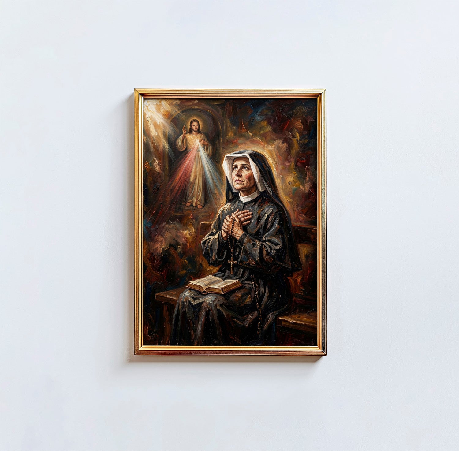 St. Faustina Kowalska - Digital Print | High Resolution | Instant Access | Easy Download