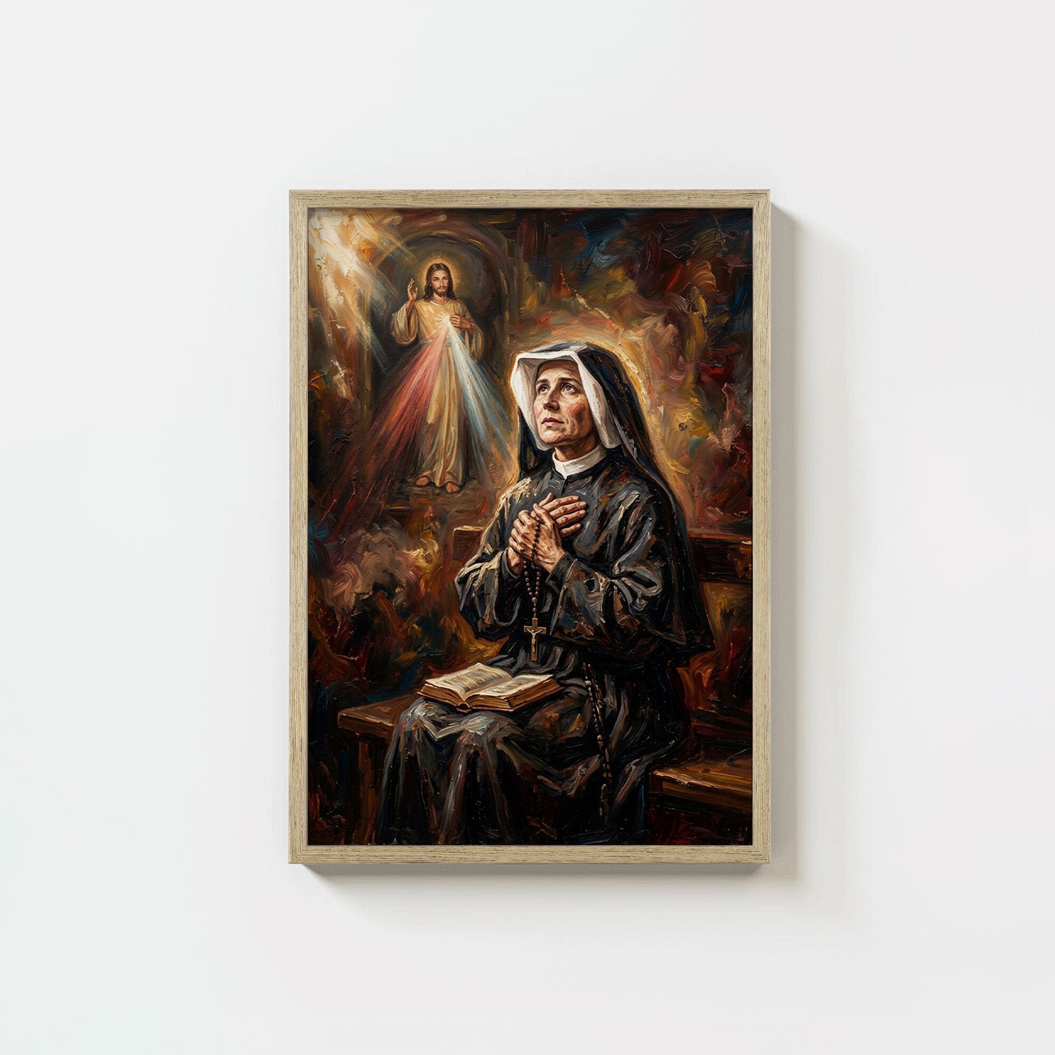 St. Faustina Kowalska - Digital Print | High Resolution | Instant Access | Easy Download
