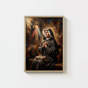 St. Faustina Kowalska - Digital Print | High Resolution | Instant Access | Easy Download