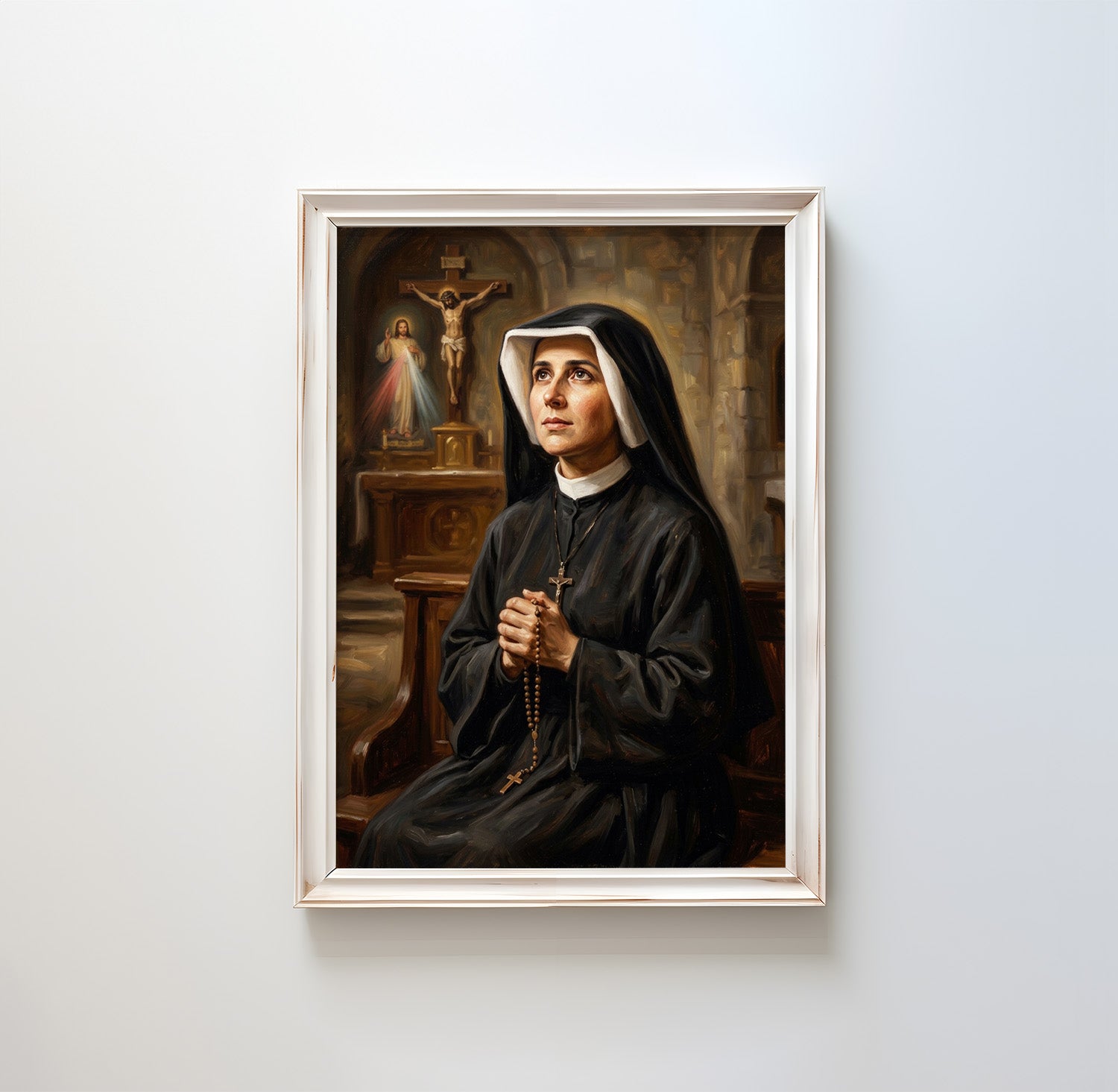 St. Faustina Kowalska - Digital Print | High Resolution | Instant Access | Easy Download
