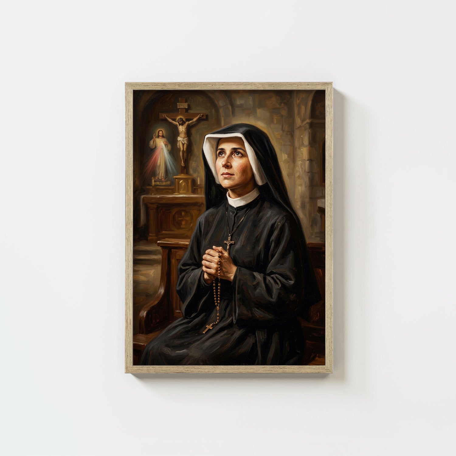 St. Faustina Kowalska - Digital Print | High Resolution | Instant Access | Easy Download