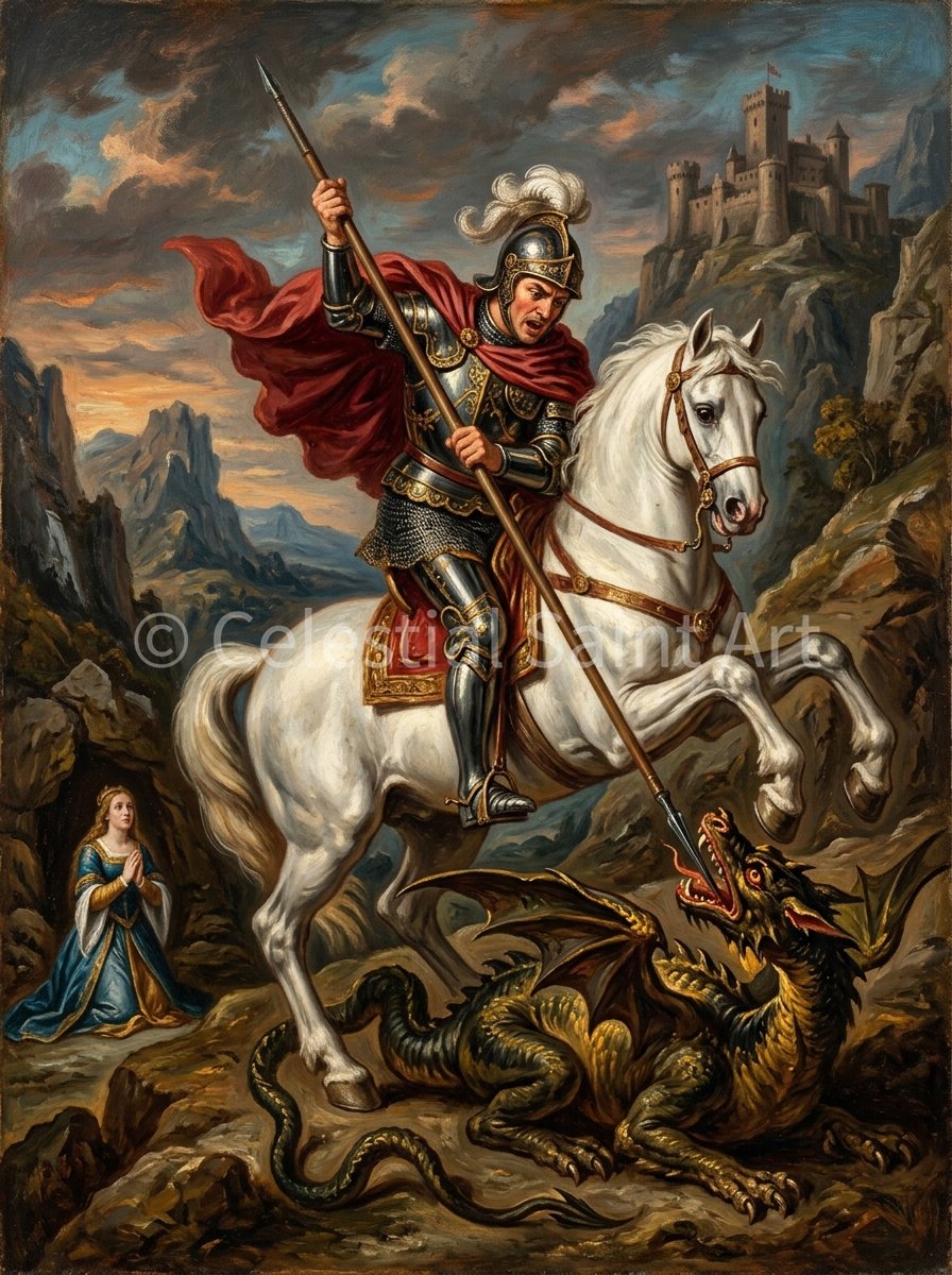 St. George - Digital Print | High Resolution | Instant Access | Easy Download