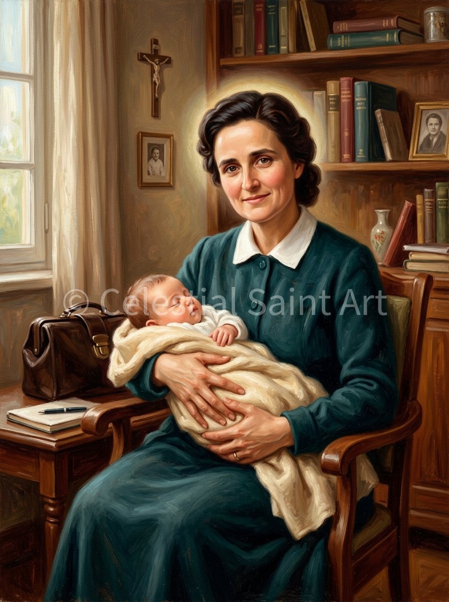 St. Gianna Beretta Molla - Digital Print | High Resolution | Instant Access | Easy Download