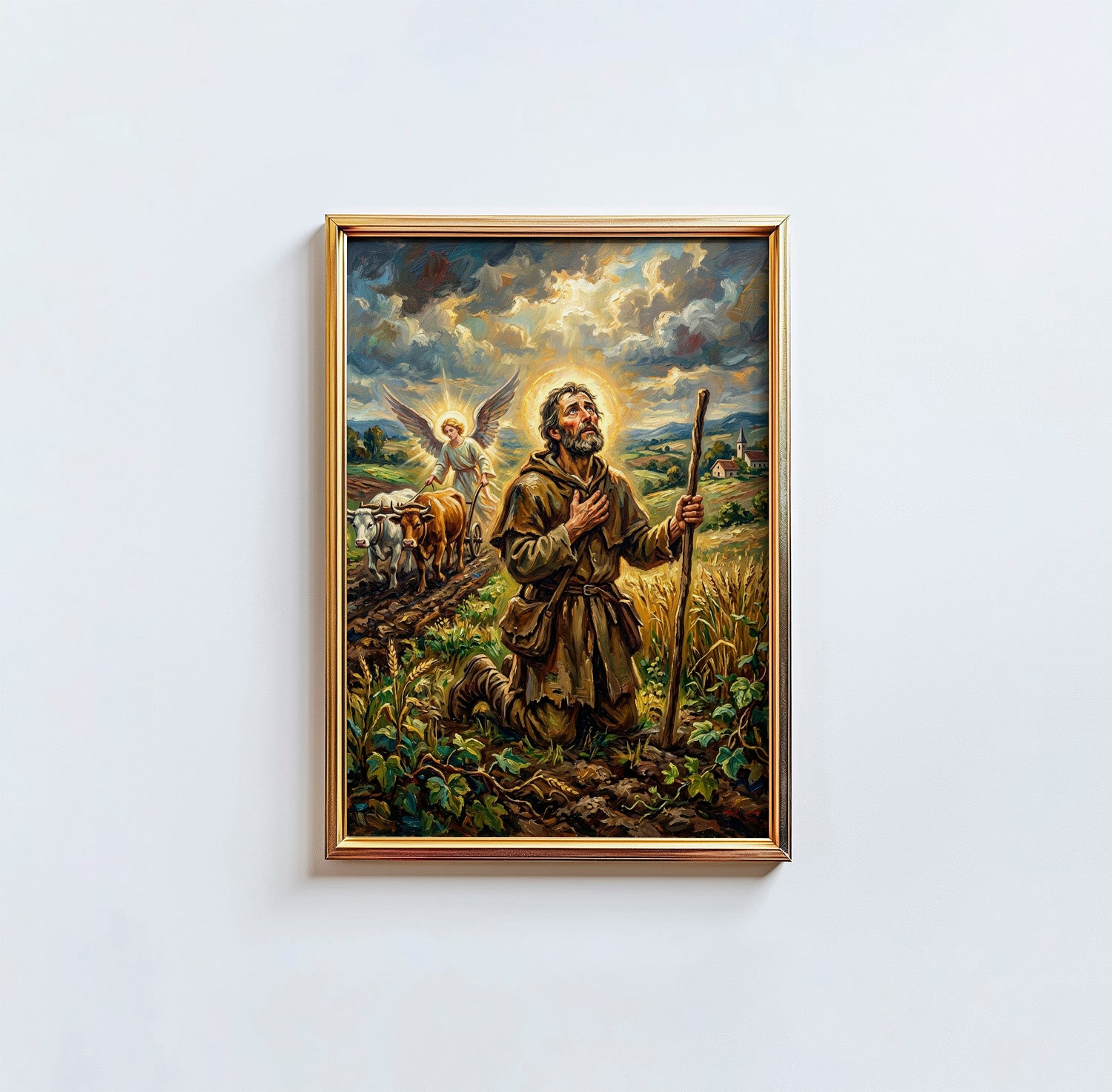 St. Isidore The Farmer - Digital Print | High Resolution | Instant Access | Easy Download