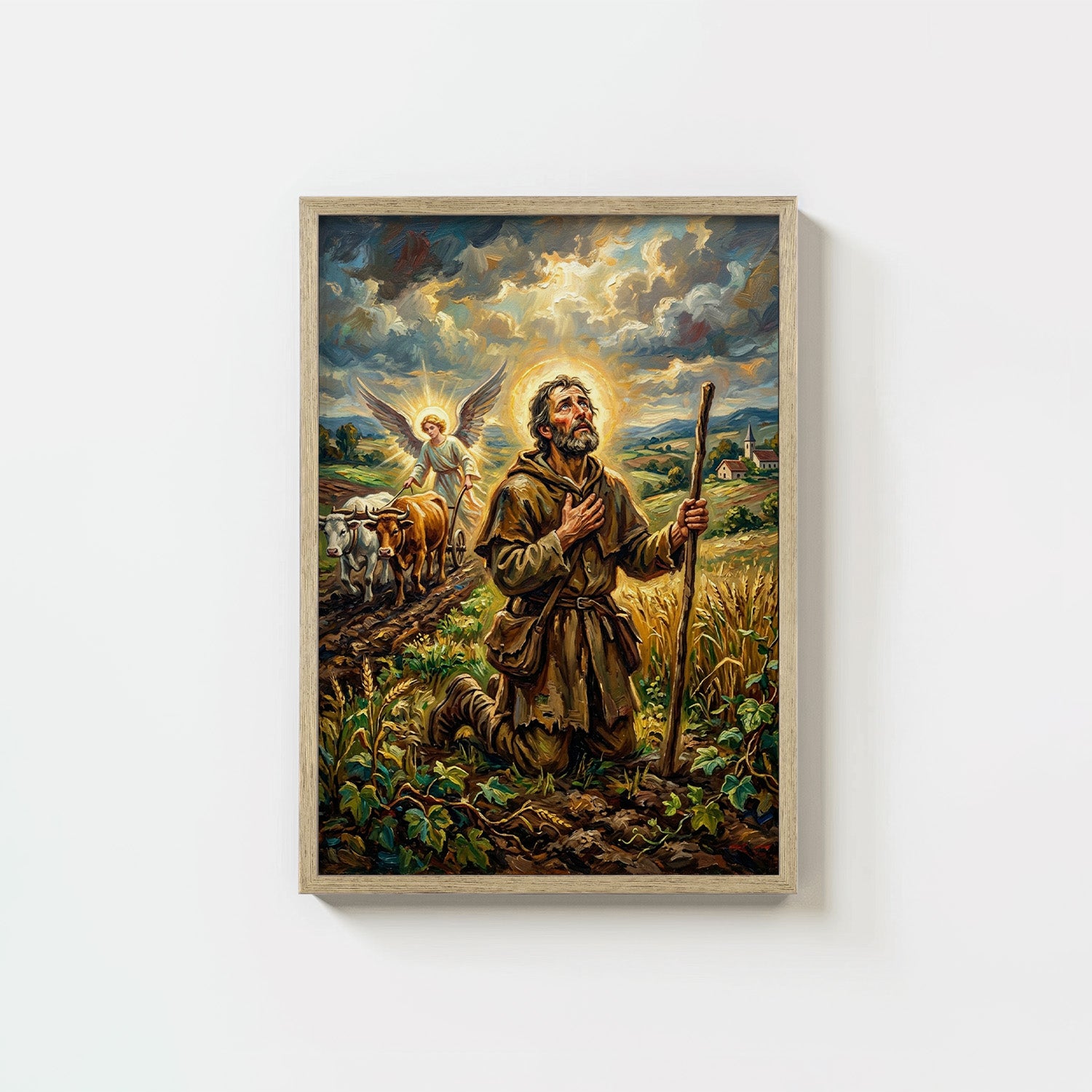 St. Isidore The Farmer - Digital Print | High Resolution | Instant Access | Easy Download