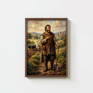 St. Isidore The Farmer - Digital Print | High Resolution | Instant Access | Easy Download