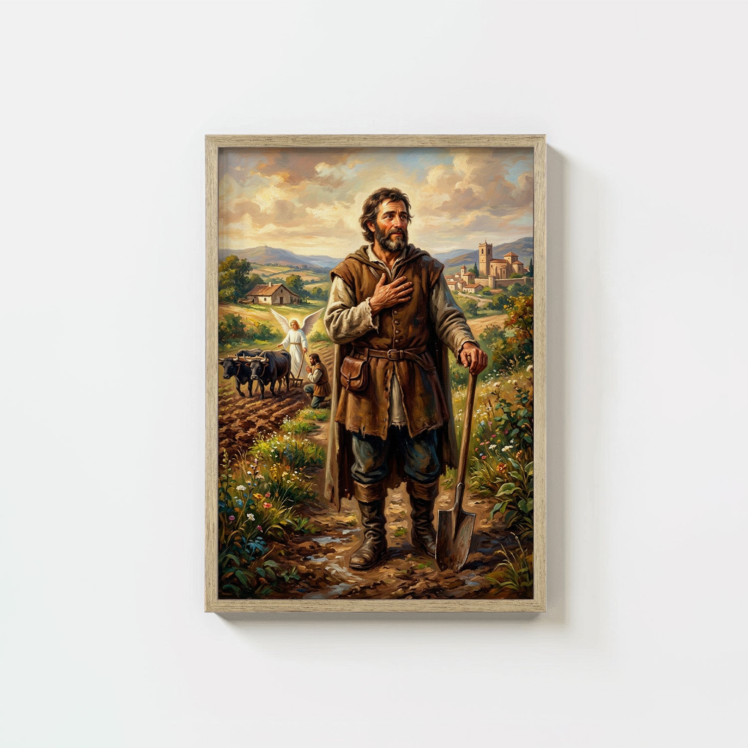 St. Isidore The Farmer - Digital Print | High Resolution | Instant Access | Easy Download