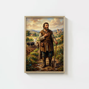 St. Isidore The Farmer - Digital Print | High Resolution | Instant Access | Easy Download