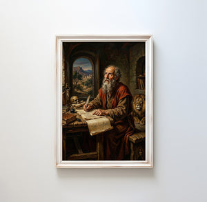St. Jerome - Digital Print | High Resolution | Instant Access | Easy Download