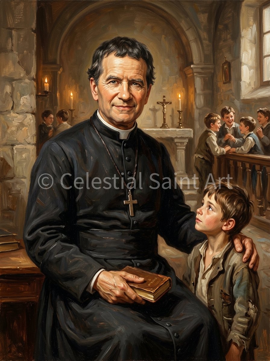 St. John Bosco - Digital Print | High Resolution | Instant Access | Easy Download