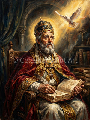 St. Pope Gregory The Great - Digital Print | High Resolution | Instant Access | Easy Download