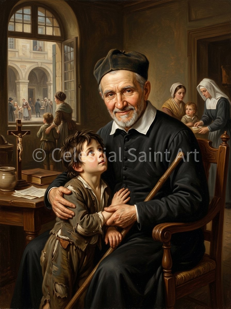 St. Vincent De Paul - Digital Print | High Resolution | Instant Access | Easy Download