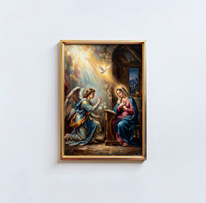 The Annunciation - Digital Print | High Resolution | Instant Access | Easy Download