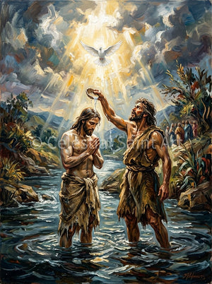 The Baptism Of Jesus - Digital Print | High Resolution | Instant Access | Easy Download