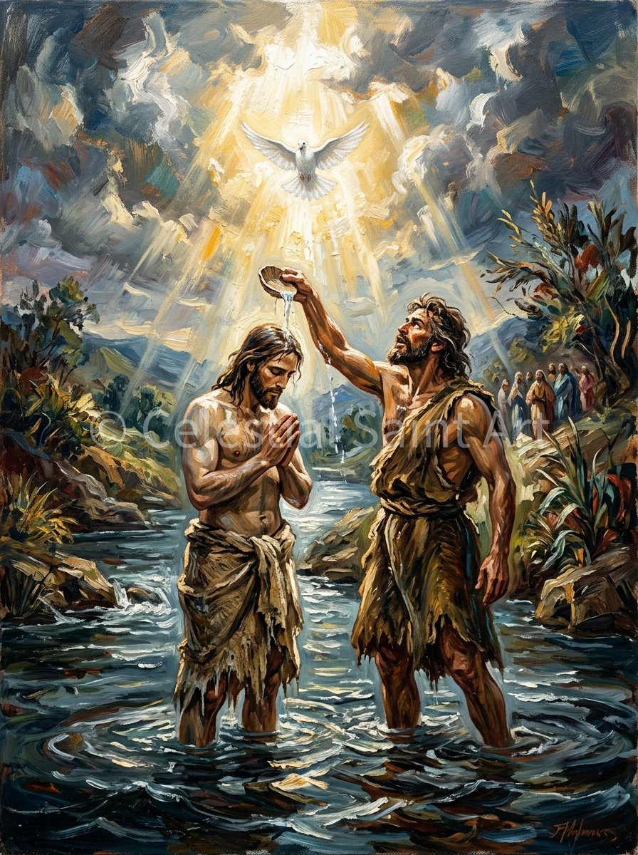 The Baptism Of Jesus - Digital Print | High Resolution | Instant Access | Easy Download