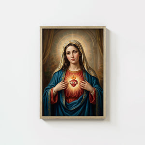The Immaculate Heart Of Mary - Digital Print | High Resolution | Instant Access | Easy Download