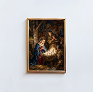 The Nativity - Digital Print | High Resolution | Instant Access | Easy Download