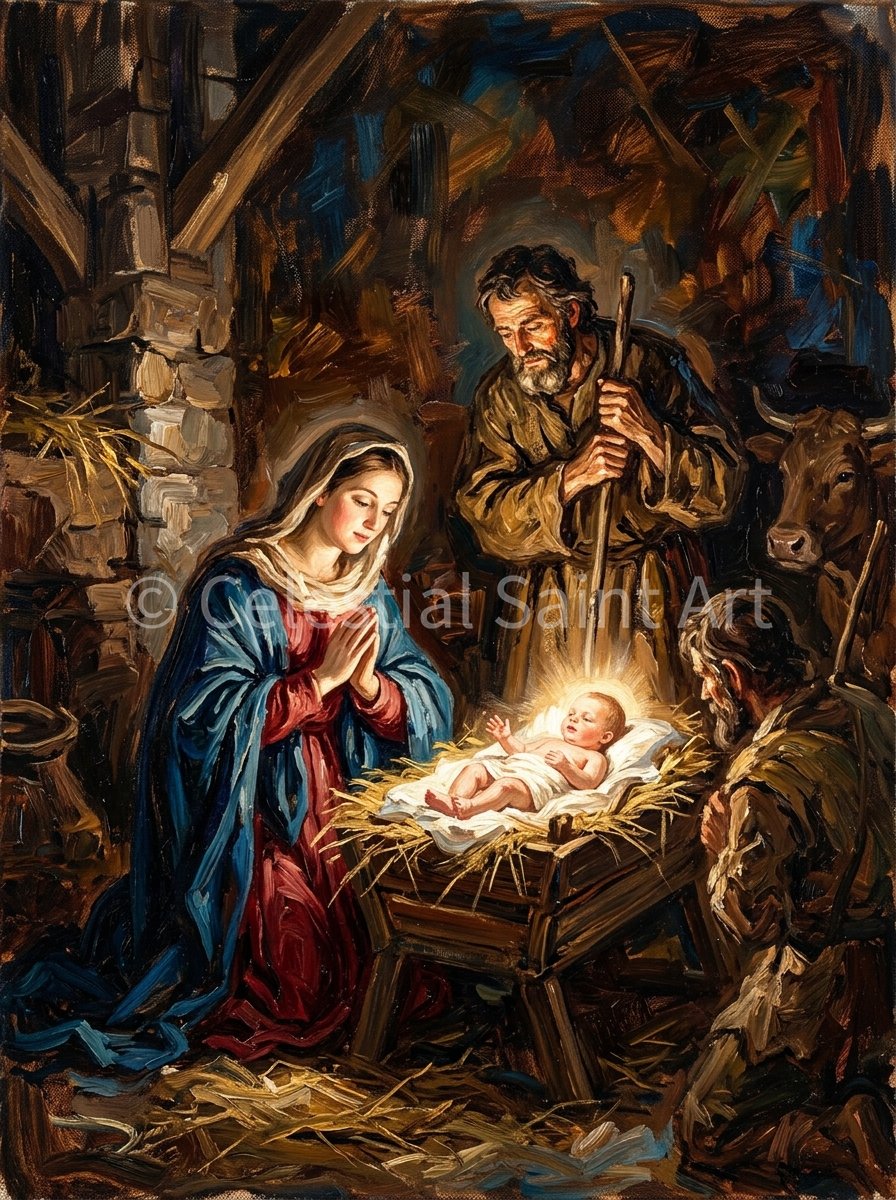 The Nativity - Digital Print | High Resolution | Instant Access | Easy Download