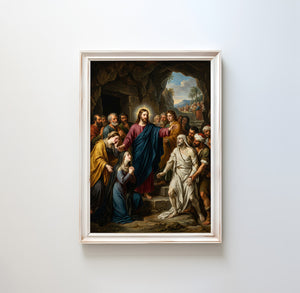 The Raising Of Lazarus - Digital Print | High Resolution | Instant Access | Easy Download