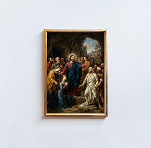 The Raising Of Lazarus - Digital Print | High Resolution | Instant Access | Easy Download