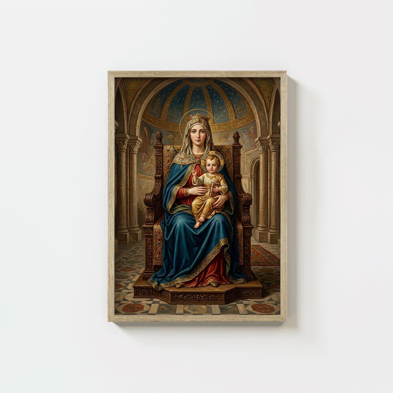 Our Lady Seat of Wisdom - Digital Print | High Resolution | Instant Access | Easy Download