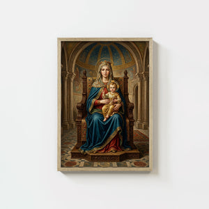 Our Lady Seat of Wisdom - Digital Print | High Resolution | Instant Access | Easy Download