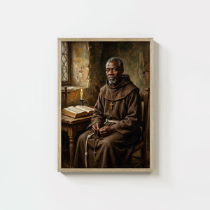 St. Benedict the Moor - Digital Print | High Resolution | Instant Access | Easy Download