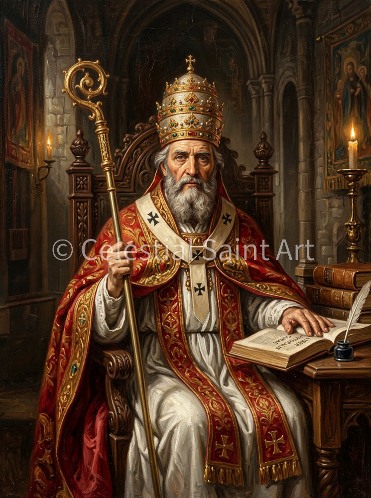 St. Gregory the Great - Digital Print | High Resolution | Instant Access | Easy Download