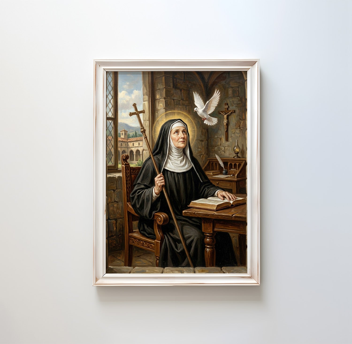 St. Scholastica - Digital Print | High Resolution | Instant Access | Easy Download