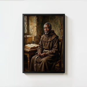 St. Benedict the Moor - Digital Print | High Resolution | Instant Access | Easy Download