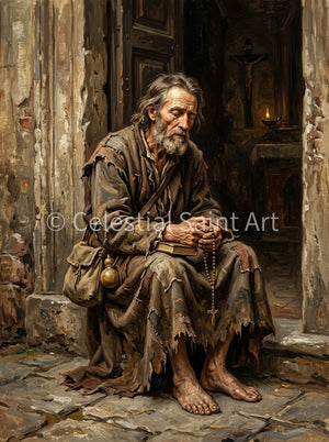 St. Benedict Joseph - Digital Print | High Resolution | Instant Access | Easy Download