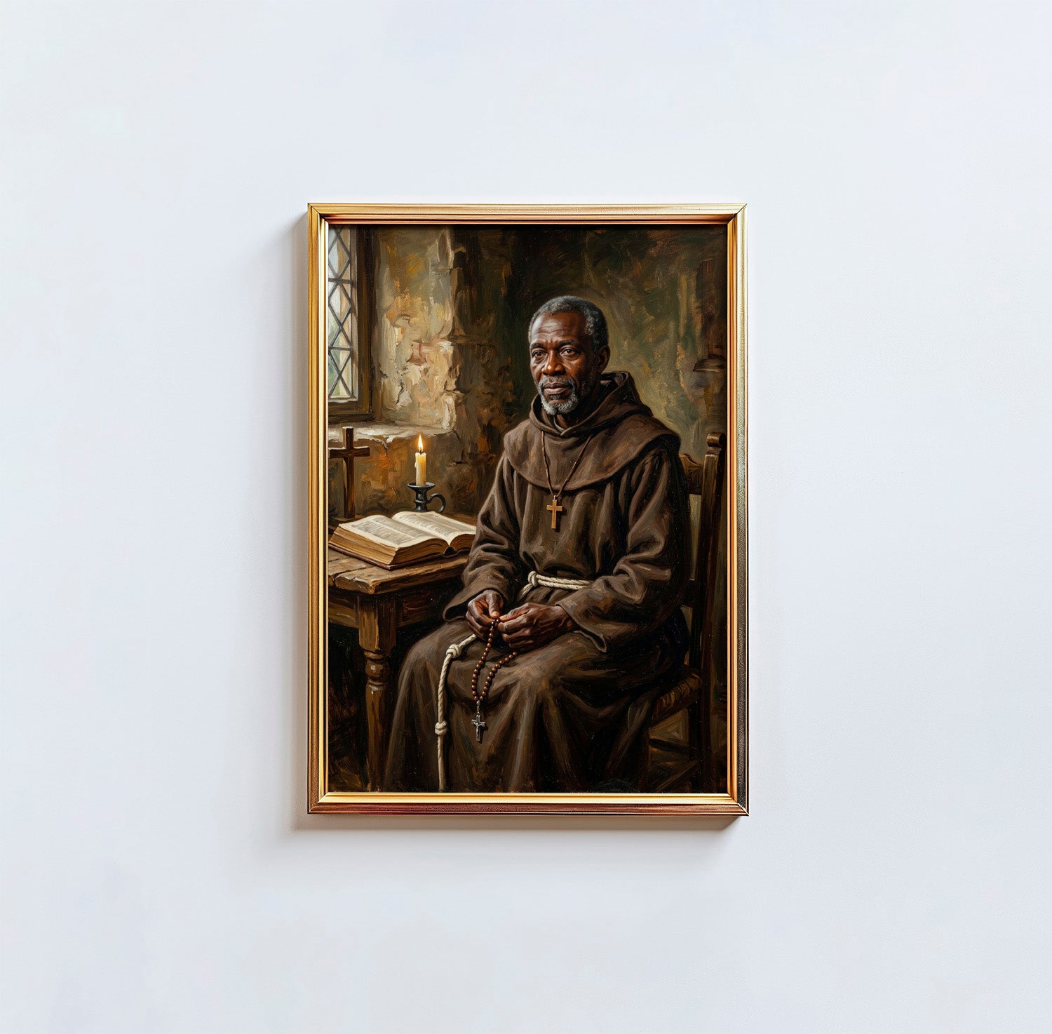 St. Benedict the Moor - Digital Print | High Resolution | Instant Access | Easy Download