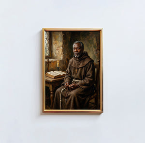 St. Benedict the Moor - Digital Print | High Resolution | Instant Access | Easy Download