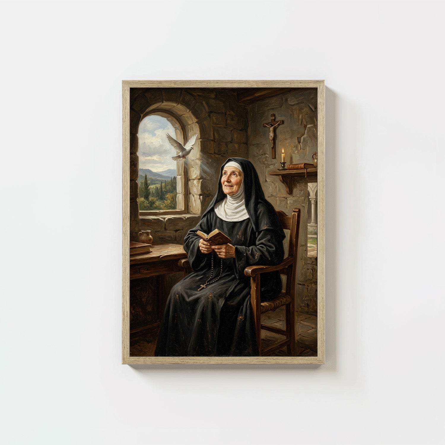 St. Scholastica - Digital Print | High Resolution | Instant Access | Easy Download