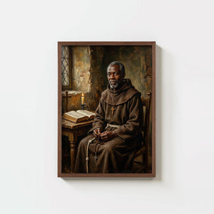 St. Benedict the Moor - Digital Print | High Resolution | Instant Access | Easy Download