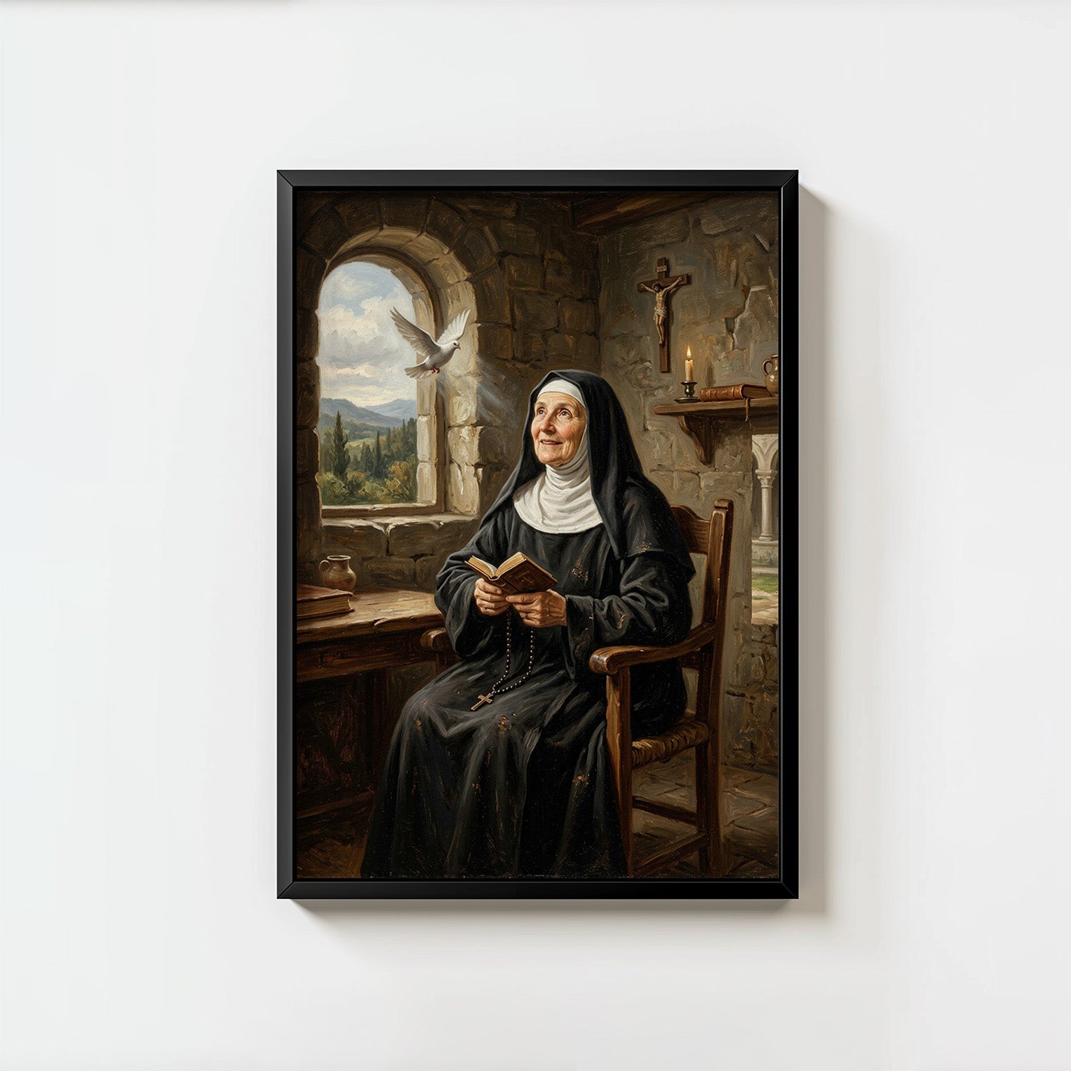St. Scholastica - Digital Print | High Resolution | Instant Access | Easy Download