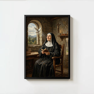 St. Scholastica - Digital Print | High Resolution | Instant Access | Easy Download
