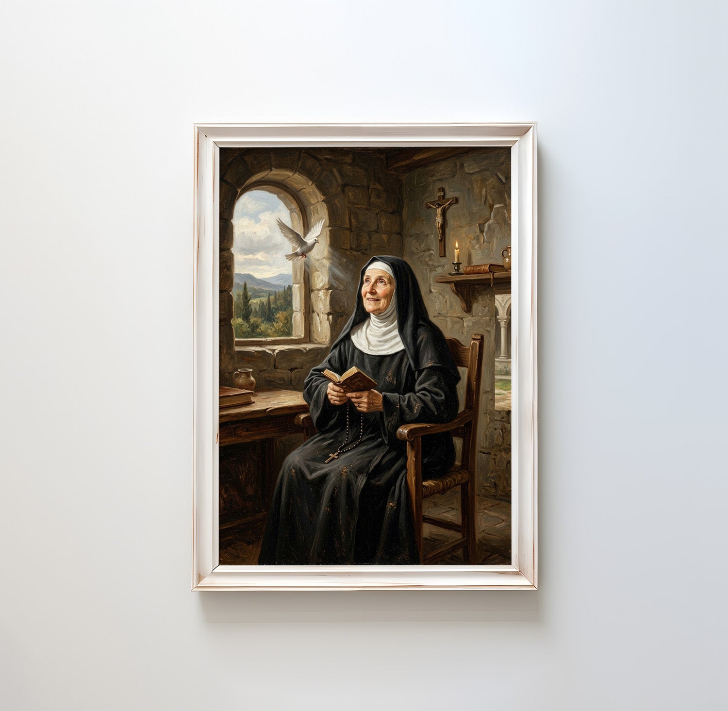 St. Scholastica - Digital Print | High Resolution | Instant Access | Easy Download