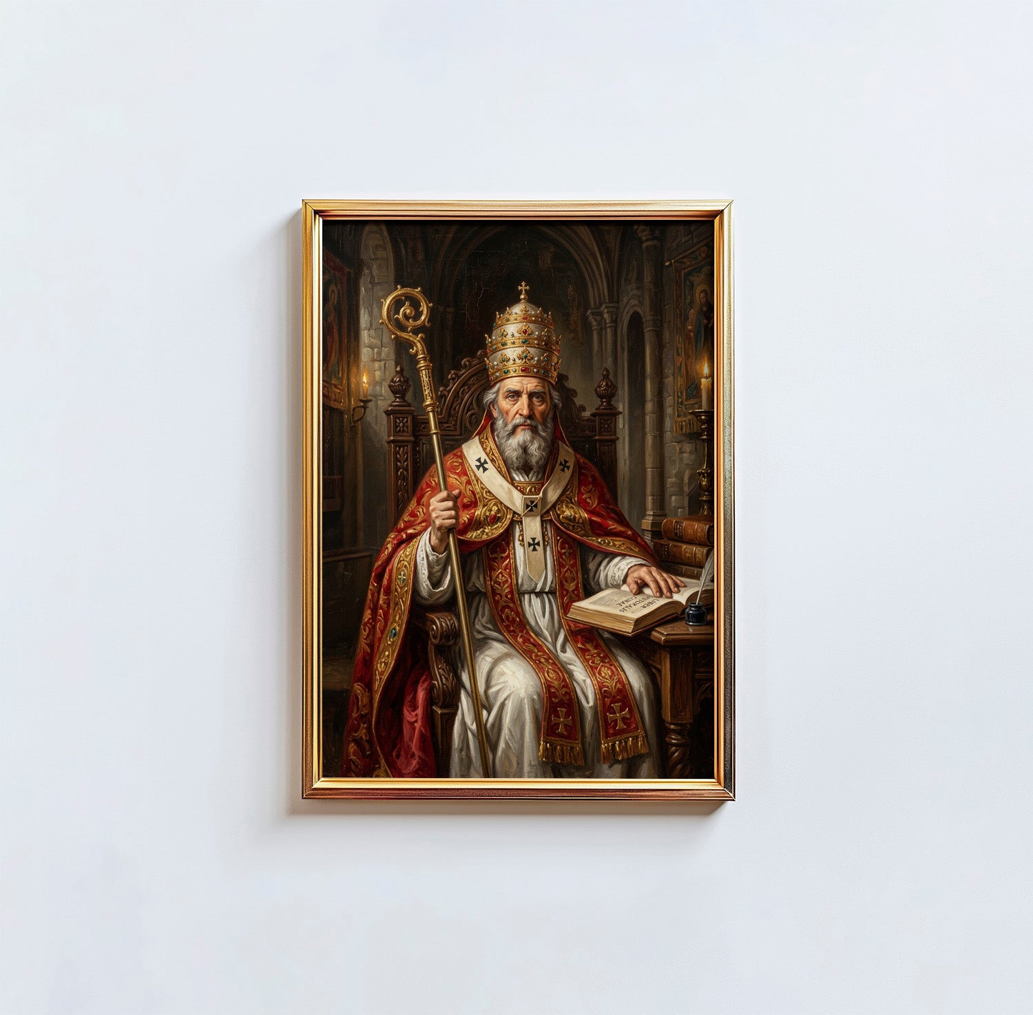 St. Gregory the Great - Digital Print | High Resolution | Instant Access | Easy Download