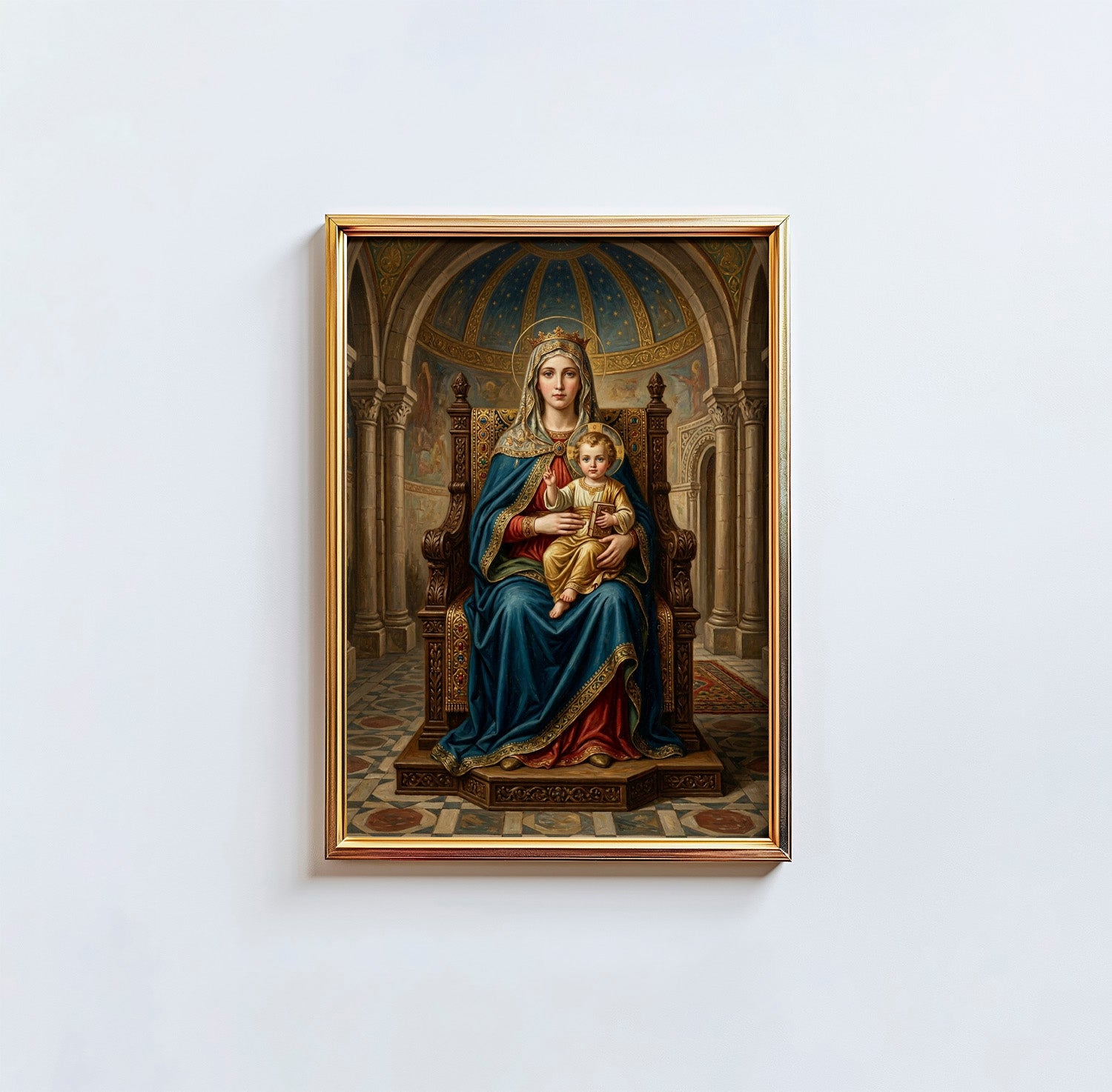 Our Lady Seat of Wisdom - Digital Print | High Resolution | Instant Access | Easy Download