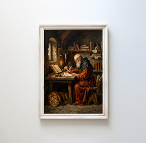 St. Jerome - Digital Print | High Resolution | Instant Access | Easy Download