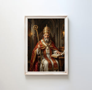 St. Gregory the Great - Digital Print | High Resolution | Instant Access | Easy Download