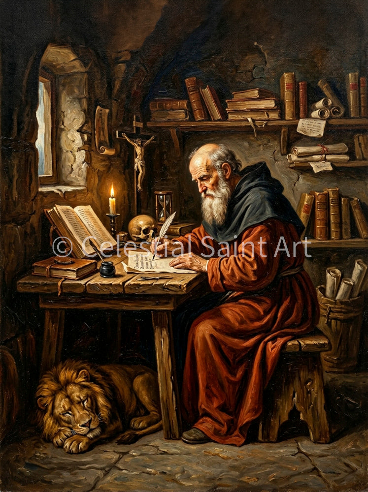 St. Jerome - Digital Print | High Resolution | Instant Access | Easy Download